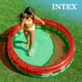 thumbnail image 4 of Intex 66-Inch Round Watermelon Inflatable Kids Swimming and Wading Pool, Durable Vinyl Backyard Outdoor Pool for Toddlers, Inflatable Backyard Summer Pool for Kids and Family Fun (58448EP), 4 of 5