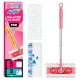 thumbnail image 2 of Swiffer Sweep and Mop Pro, Wicked Limited Edition Pink, 2-in-1 Floor Mopping and Sweeping Kit, 1 Device, 5 Sweep Refills, 3 Mop Refills, 2 of 12