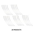 thumbnail image 4 of Eigraketly 25 uds. Cables de traste de guitarra de 2,4 Mm, cuerda de guitarra profesional a prueba de herrumbre, bajo eléctrico acústico, línea de Accesorios para instrumentos musicales 2.4 mm Eigraketly OD030751-02, 4 of 6