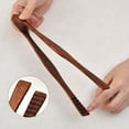 thumbnail image 4 of BAOQIN Wooden tong, Bamboo toast tongs Vintage Wood toaster tongs for Cooking and Holding toast Bacon Muffin Bagel Bread （Khaki）, 4 of 8