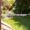 thumbnail image 6 of Uxcell 5/32" Wire Rope, 49 ft 304 Stainless Steel Wire Cable Transparent Vinyl Coated with 10pcs Crimping Sleeves for Hanging Lights Clotheslines Trellis Wire, Transparent, 6 of 7