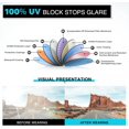 thumbnail image 4 of GHSDFBB Lunettes de Soleil pour Hommes et Femmes Verres Polarisés Rétro Miroir pour Conduite Pêche Protection UV400, 4 of 6