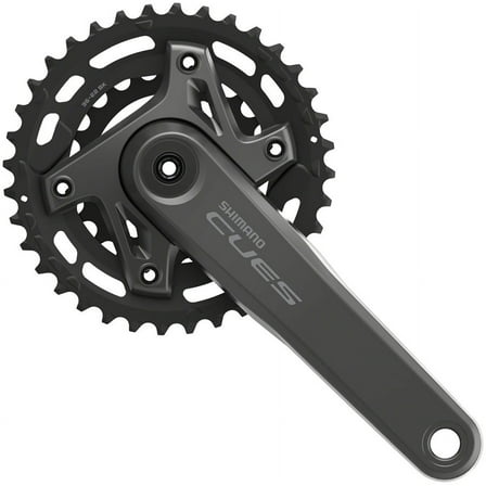 Shimano CUES FC-U6000-2B Crankset - 175mm, 9/10/11-Speed, 36/22t, Asymmetric 96 BCD, Hollowtech II, CL 3mm Outboard,