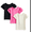Black Multi, variant on Toddler Girls Tees with Short Sleeves, 3-Pack, Sizes 18M-5T