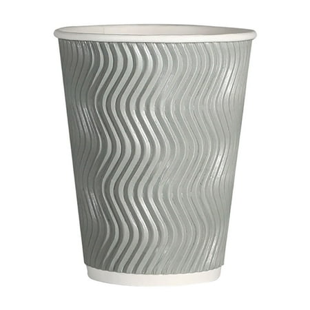 HaiSphere Disposable Paper Cups with Lids 12 Oz Insulated Takeaway Cups Corrugated Double Wall Design for Hot and Cold Beverages Parties and Travel A HaiSphere Disposable Paper Cups with Lids 12 Oz Insulated Takeaway Cups Corrugated Double Wall Design for Hot and Cold Beverages Parties and Travel A