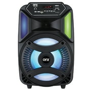 QFX PBX-803 PBX-803 8-In. 17-Watt True Wireless Stereo Bluetooth Rechargeable Speaker with Remote
