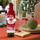 thumbnail image 1 of Fiudx Ofertas del día Juego de botellas de vino tinto de punto con adornos navideños Revisado por pedido Juego de botellas de vino de punto con muñeco de nieve anciano Juego de vino que cambia de col, 1 of 5