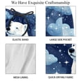 thumbnail image 4 of luoweisi Men's Beach Shorts Quick Dry Swim Trunks with Mesh Lining Galaxy Polar Bear S, 4 of 5