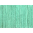 thumbnail image 1 of Ahgly Company Machine Washable Indoor Rectangle Abstract Turquoise Blue Contemporary Area Rugs, 6' x 9', 1 of 4