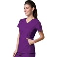 thumbnail image 1 of EON Haut de Blouse Médicale à Col en V en Maille pour Femmes Coolmax, 1 of 2