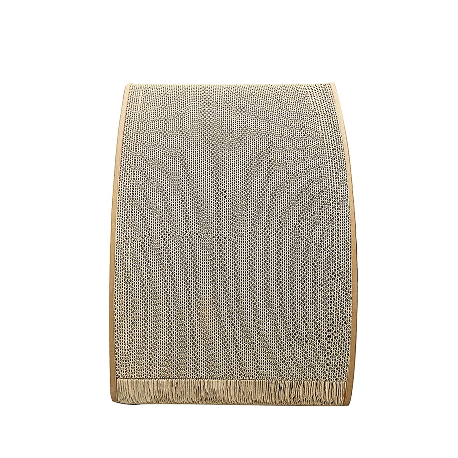 Pefilos 20" Cat Scratcher Post Cardboard Condo, Looking Well with Delicious Doughnut Shape Cat Scratching House Bed Furniture Protector, Beige Pefilos 20" Cat Scratcher Post Cardboard Condo, Looking Well with Delicious Doughnut Shape Cat Scratching House Bed Furniture Protector, Beige