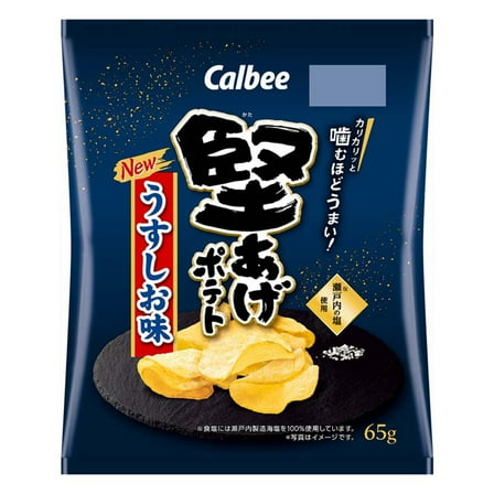 CALBEE Kata-Age Potato Chips Light Shio Flavour 65g - Tokyo Snack Land
