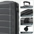 thumbnail image 4 of S-HOME 20" ABS Hardshell Carry-On Luggage, Expandable Spinner Suitcase with TSA Lock and Scratch-Resistant, 4 of 9