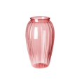 thumbnail image 2 of MMJ Oval Stripe Plastic Vase Non Fragile Table Centerpiece Flower Decor Container Home Office Wedding 8.66x5.12x5.12in, 2 of 6