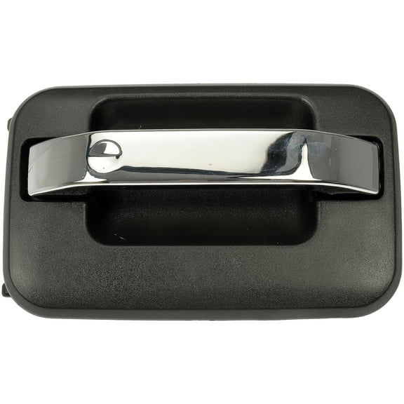 Dorman 97679 Front Passenger Side Exterior Door Handle for Specific Ford Models, Black; Chrome