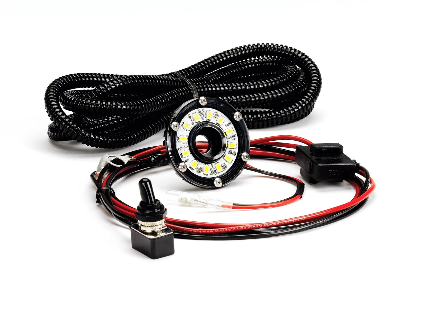 KC HiLites 351 Under Hood Cyclone LED Light Kit Fits 0714 Wrangler (JK