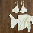 thumbnail image 5 of REORIAFEE Bikini Set for Women Push Up 2 Piece Swimsuit Floral Sexy Two Piece Bathing Suit Swimwear Vintage Bikini Bikini Set White S, 5 of 6