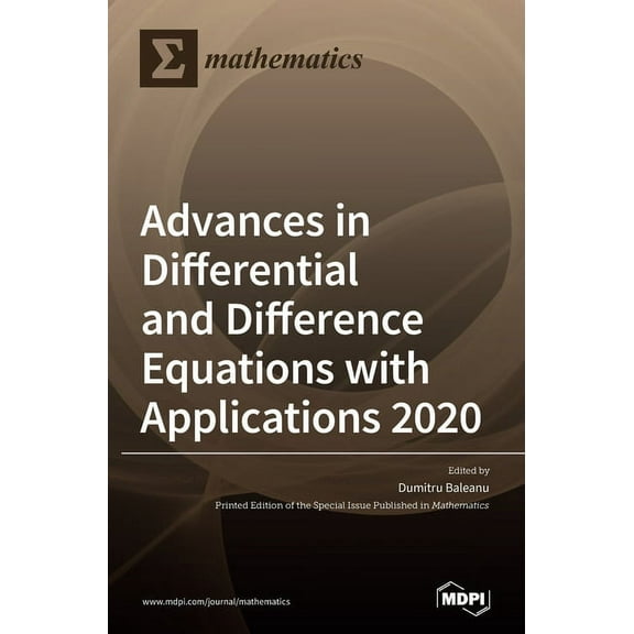 Advances in Differential and Difference Equations with Applications 2020, (Hardcover)