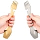 thumbnail image 5 of Vajilla multifuncional para acampar Abrelatas de acero inoxidable para acampar Cuchara Tenedor Cuchillo y abridor de botellas Vajilla multifuncional para acampar y hacer caminatas utensilios para acam, 5 of 5