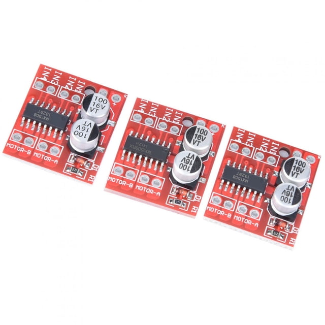 Module d'Entraînement de Moteur Pas à Pas, 3 Pcs 1.5A 2 Voies Moteur DC N PWM Module de Contrôle de Vitesse Performance