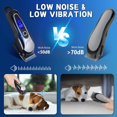 thumbnail image 3 of Professional Dog Clippers, Cordless Electric Dog Clippers for Long and Thick Hair, Professional Dog and Cat Clippers, Pet Grooming Kit, Safe Sharp Blade, Low Noise, LCD Display, 3 of 5