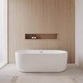 thumbnail image 2 of Wyndham Collection  Juliette 67-inch Freestanding Bathtub in White, 2 of 8