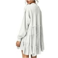 thumbnail image 6 of Turilly Womens Oversized Sweatshirt Dress Long Sleeve Crewneck Pullover Tops Sweatshirts Mini Dress, 6 of 9