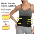 thumbnail image 5 of POP CLOSETS Sweat Sauna Waist Trainer Band For Women Weight Loss Waist Cinchers Workout Body Shaper Belt, 5 of 7