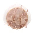 thumbnail image 1 of Diadema de Pelo Zulema Sombrero Floral con Velo de Malla Estilo Años 20 Vintaje Rosado, 1 of 8