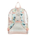 thumbnail image 5 of Eastsport Unisex Childrens Clear Backpack with Pencil Case 2-Piece Set Pink Flower Print, 5 of 7