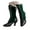 Green, variant on Mid Calf Boots for Women Vintage Pointed Toe Lace Up Dress Booties Classic Kitten Heel Shoes