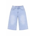 thumbnail image 4 of Forever 21 Five-Pocket Denim Shorts, Color-Light Denim, Size-28, 4 of 5