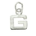 thumbnail image 1 of Sterling Silver 18" .8mm Box Chain Lined Letter G Pendant Necklace, 1 of 2