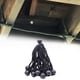 thumbnail image 1 of 10 piezas de cuerdas elásticas de bola flexibles, lazos de lona para tiendas, correa de , cuerda de fijación, cuerda elástica de fácil fijación Negro Macarena Cuerda elástica, 1 of 8