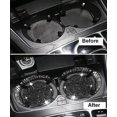 thumbnail image 3 of 4 Packs Bling Cup Holder Coasters for Car, Non-Slip Universal Automotive Cup Holders, Silicone Anti Slip, White Diamond ( Black ), 3 of 7