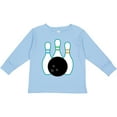 thumbnail image 3 of Inktastic Bowling Team Bowler Boys or Girls Long Sleeve Toddler T-Shirt, 3 of 5