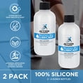 thumbnail image 3 of Action Fitness 100% Silicone Treadmill Belt Lubricant, 8 Ounces (2 Pack, 4 oz. Bottles) with Both Application Tubes and Twist Spout Caps - Controlled Lube Flow, Full Belt Width Lubrication - Odorless, 3 of 7