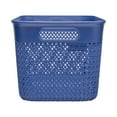 thumbnail image 3 of Life Story Lightweight Storage Woven Trendy Basket, 2 Pack, Blue, 3 of 5