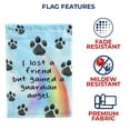 thumbnail image 5 of America Forever Pet Memorial Garden Flag - My Heavenly Guardian Angel, Paw Prints Lost Pet Cat Dog Bereavement Remembrance - Double Sided Seasonal Yard Outdoor Decorative Flag - 12.5" x 18", 5 of 7