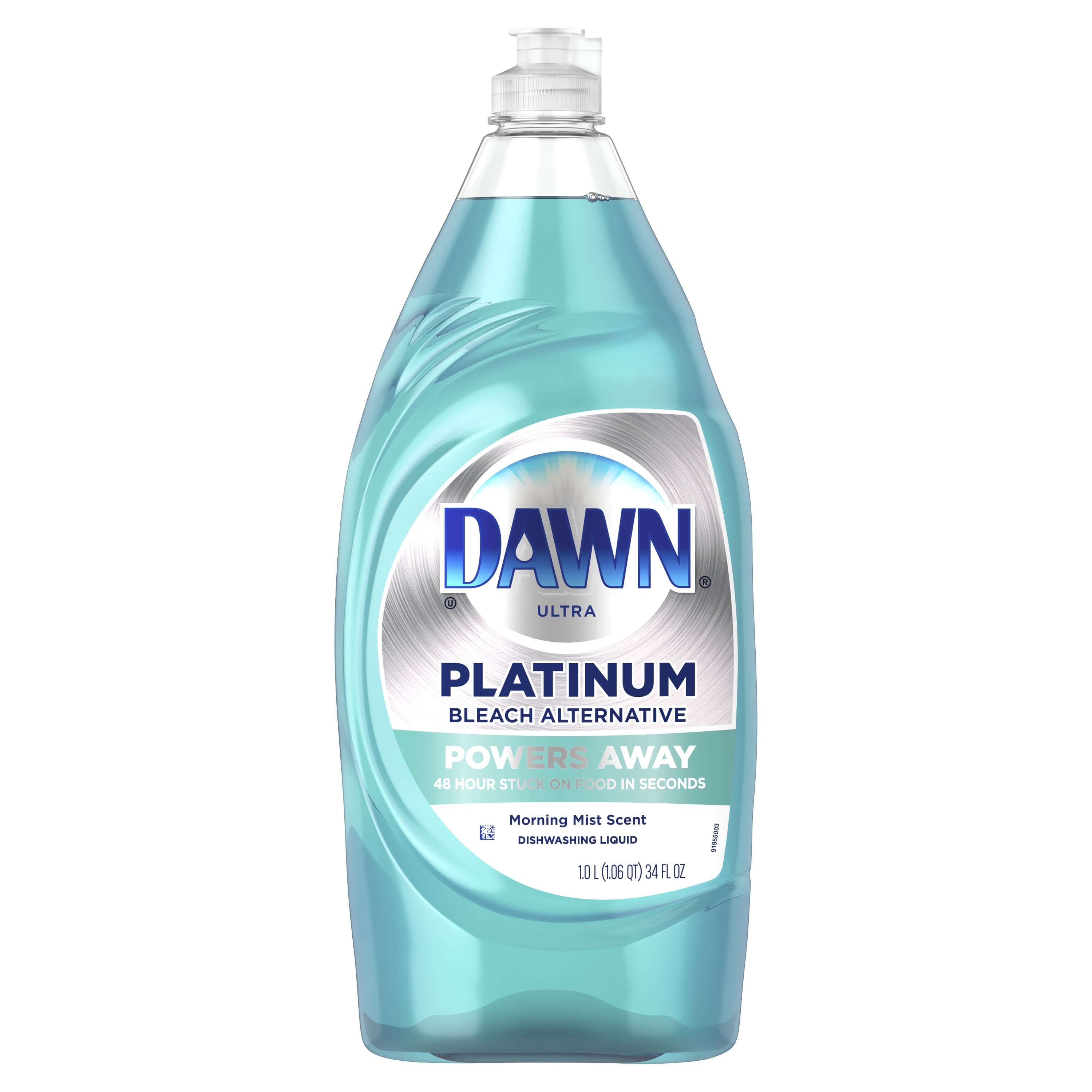 Dawn Platinum, Bleach Alternative, Dishwashing Liquid Dish Soap