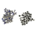 thumbnail image 1 of simhoa 50 Ensembles Rivets Strass / Rivets Cristal Couleur Noire 6mm, 1 of 8