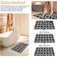 thumbnail image 6 of Black Gray Marble Door Mat, Indoor Outdoor Decor Doormat Entryway Non-Slip Absorbent Mud Trapper Mats, Floor Mats, Soft Washable Mats Door Carpet for Entryway Bathroom Kitchen Bedroom, 6 of 6