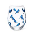 thumbnail image 1 of Abbott Collections Blue Jay Stemless Wine Glass, 1 of 1