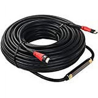 100 Feet HDMI Cable with Signal Booster,SHD 100' HDMI Cord 2.0V Support 4K 3D 1080P for In-wall Installation CL3 Rated