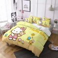 thumbnail image 1 of Hot Hello Kitty Comforter Cover Set Bedding Set Digital Printed Bedding Suit EU/US Size Spring Comfortable Household Supplies, 1 of 7