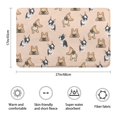 thumbnail image 3 of French Bulldog Dog Bathroom Rugs Mat,Non Slip Microfiber Bathroom Rug,Rubber Backing,Soft Bathroom Mats for Bathroom Floor,Tub and Shower,17x27in(43x68cm), 3 of 5
