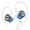 Blue, variant on Qkz Ak6 Lucky in Ear Monitor, HiFi Wired Earbuds, Tunable Sound Wired Headphones Gaming Earbuds with 3-Level Adjusting Switch, Detachable Cable for Music Gaming Video Calling (Black)
