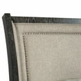 thumbnail image 4 of Eve Queen Upholstered Panel Bed in Wood Grain Black Finish by Pulaski Furniture, 4 of 6