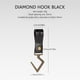 thumbnail image 3 of Ganchos Para Pared Hook Camping S Tendedero en forma de rack Senderismo Camping Accesorios Negro Likrtyny  Para estrenar, 3 of 4