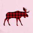 thumbnail image 2 of CafePress - Plaid Moose Animal Silhouette Body Suit - Long Sleeve Cotton Baby Bodysuit, 2 of 4